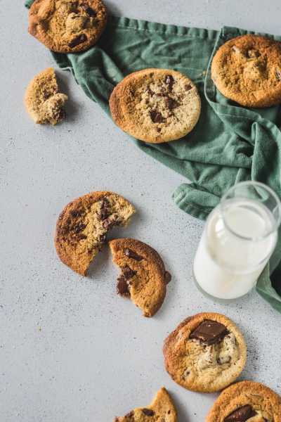 Classic Chocolate Chip Cookies (Eggless + Gluten Free) - The Cupcake Confession