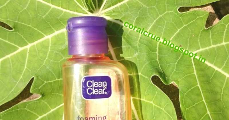 Clean And Clear Foaming Face Wash Review
