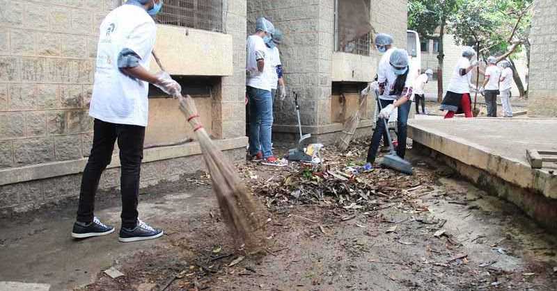 Cleanliness Drive Organised By Aikya - Volunteer Work