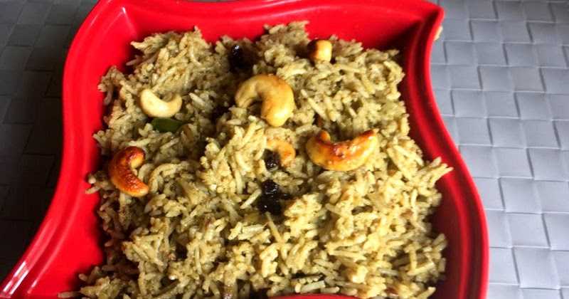 Coconut Milk Pulao / Thengai Pal Sadham