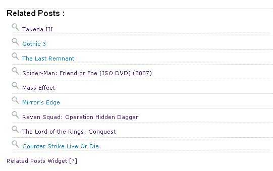 Code For Related Post Widget For Bloggers