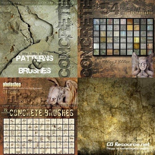 Collection Of Creative Brushes Background