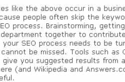 Common Errors In Search Engine  marketing Over Internet