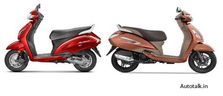 Comparison: Honda Activa 5g Vs TVS Jupiter - AutoTalk - India