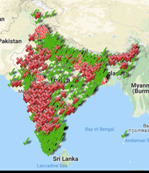 Comparison Of Constituency-level "votes Polled" & "votes Counted" Data #GeneralElections2019 #InteractiveMap « Aam Janata