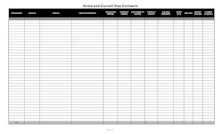 Completely Free Printable Blank SpreadSheet Templates