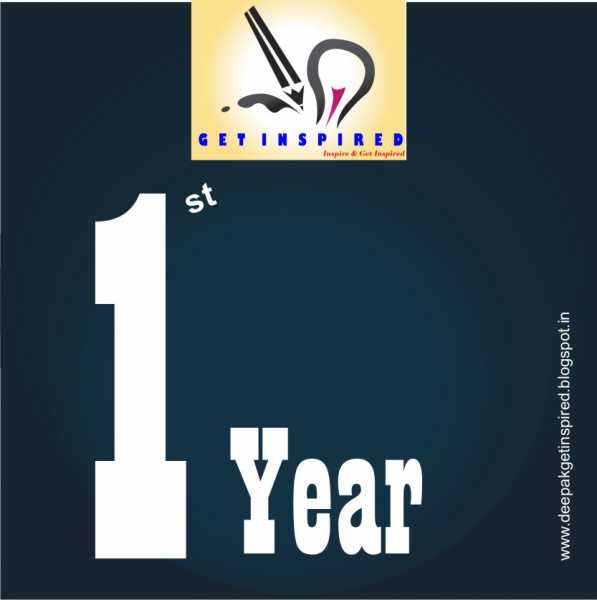 Completing 1 Year Of Blogging. Thank You All !!!!
