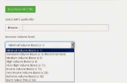 Computrix.in: Increase the Volume of your mp3 files online for free