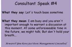 Consultant Speak #4