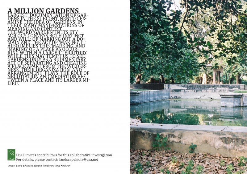 Contributors Invited > A Million Gardens