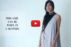 Convertible Sari - Easy, Comfortable & Fastest Sari Drape by Purushu Arie