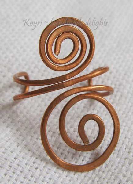 Copper Wire Earcuffs