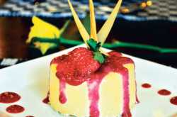 Cottage cheese and yoghurt mousse