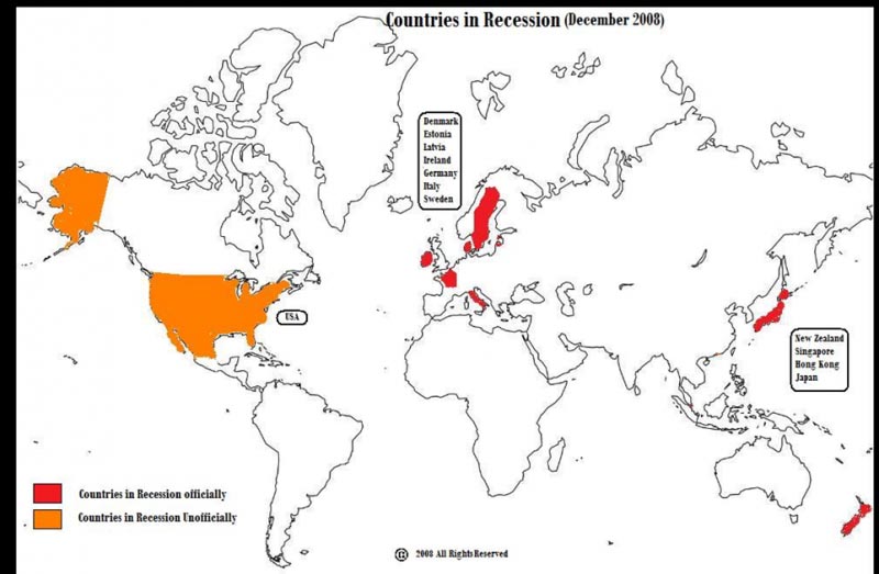 Countries In Recession
