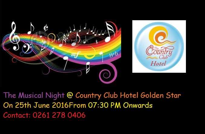 Country Club Hotel Golden Star Presents Musical Night