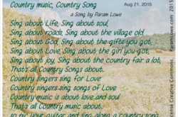 Country Music, Country Song by Param Lowe - Third Eye - Shri Param Lowe ji (Kundalini Sehaj Yogi)