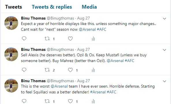 Couple Of Days After Arsenal Humiliation