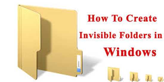 Create An Invisible Folder In Windows