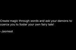 Create magic through words