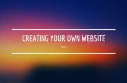 Creating Your Own Website | Yadav Venugopal Freelance Content Professional | Yadav Venugopal