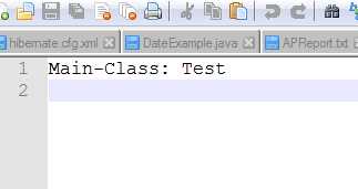 Creation Of JAR File Using Java