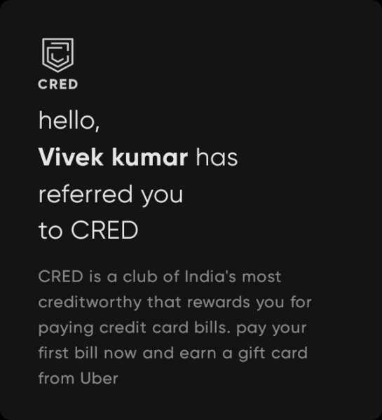 Cred Application Referral