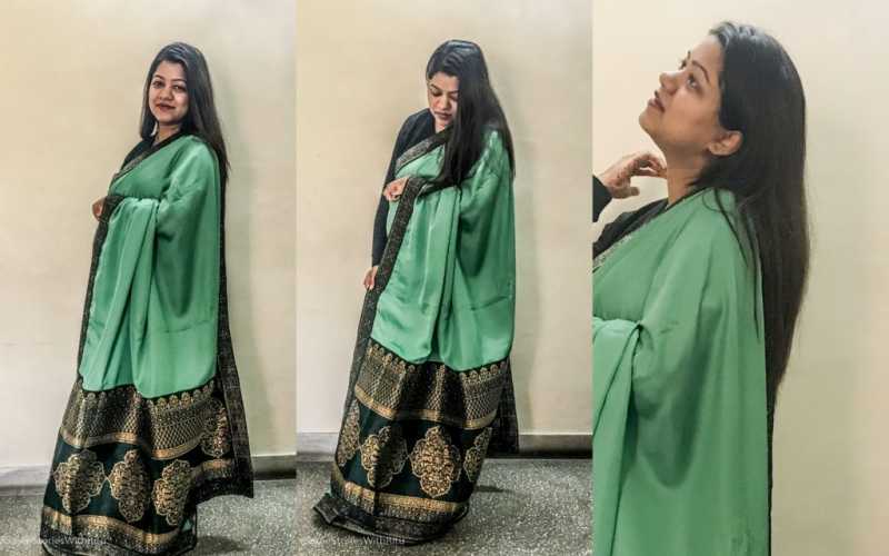 Crepe #SareeStoriesWithRitu- Going The Crepe Route | Ritu Rajput