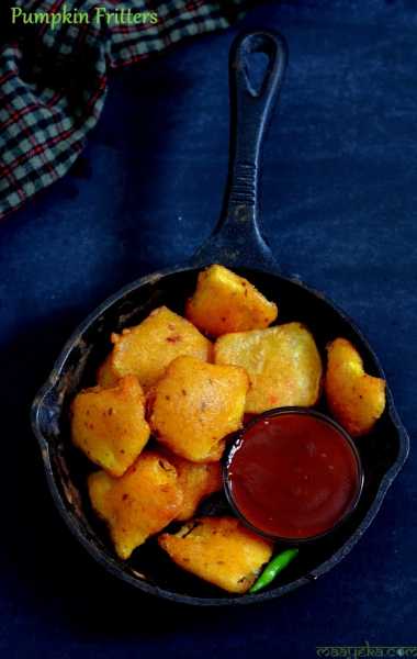 Crispy Pumpkin Fritters, Kaddu Pakoda Recipe » Maayeka
