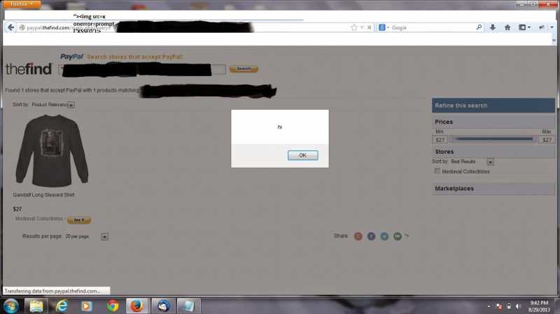 Cross-Site Scripting (XSS) Vulnerability