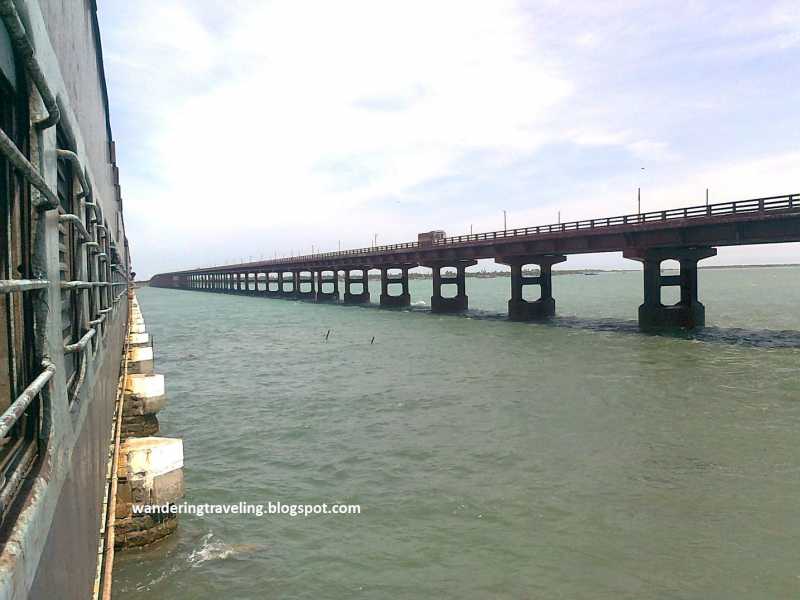 Crossing The Pamban Bridge