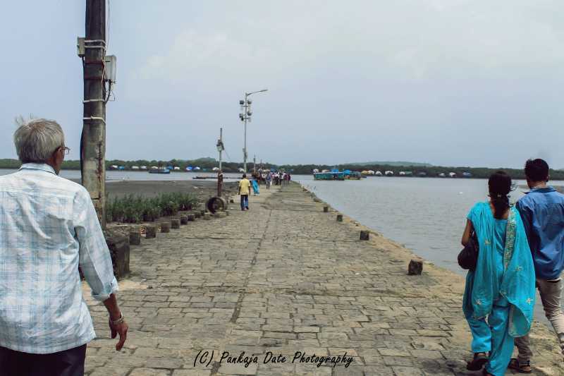 Crossing To The Pagoda.