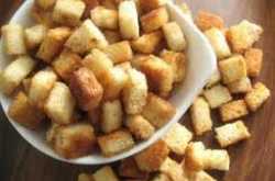Croutons/Bread cubes for soups and salads