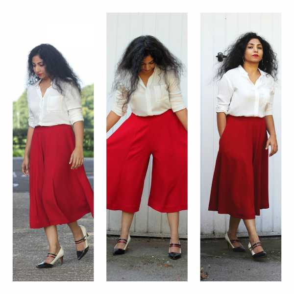 Culottes In Triple Crepe
