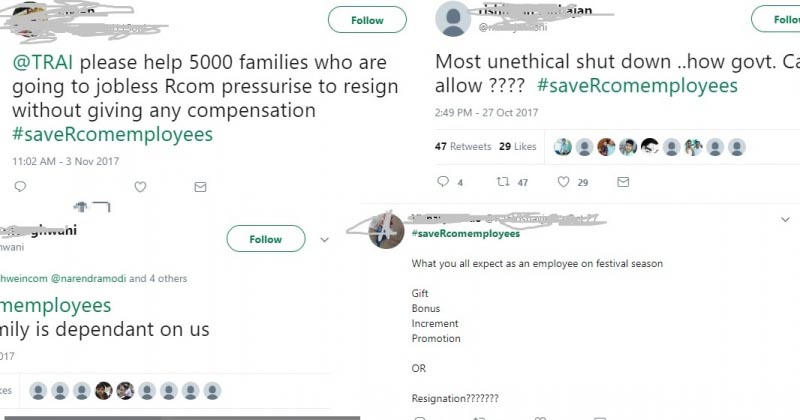 Current Telecom Scenario & Save Rcom Employees An Social Media Appeal.