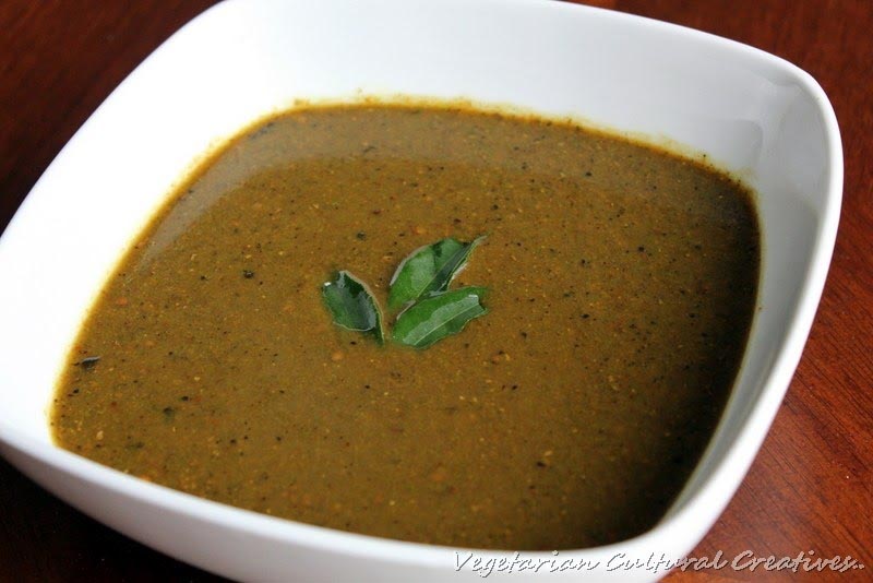 Curry Pepper Gravy (Karuveppilai Milagu Kuzhambu)