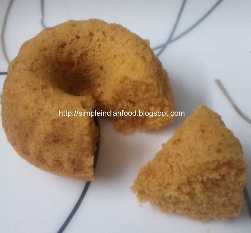 Custard Powder Cake With Wheat Flour