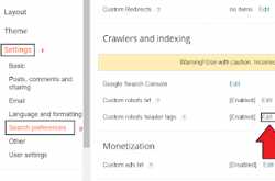 Custom Robots Header Tags Setting for Blogger Users