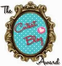 Cutest Blog Award - A Lovely Gift