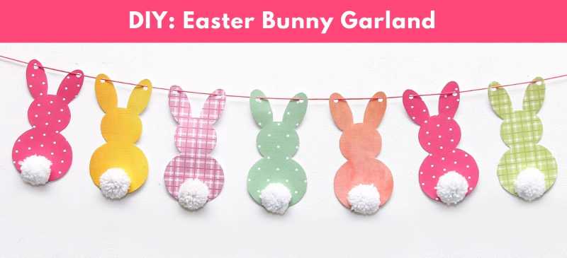 DIY Easter Bunny Garland