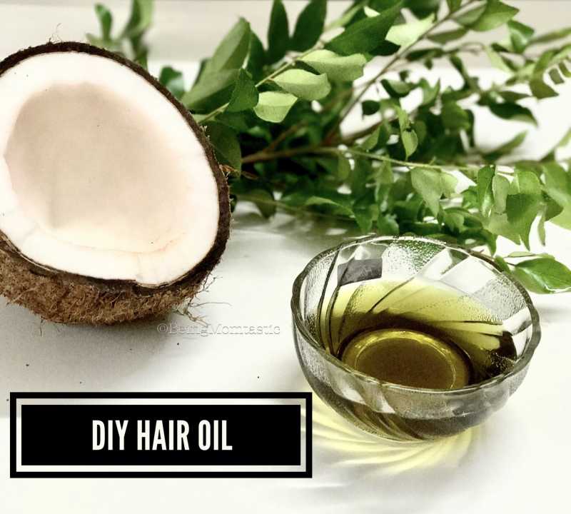 DIY Hair Oil For Growth And Reducing Premature Greying