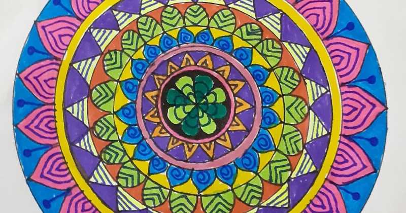DIY Mandala Art - Craft 12