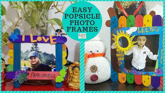 DIY Popsicle Photo Frames - Home Decor & Gift Idea