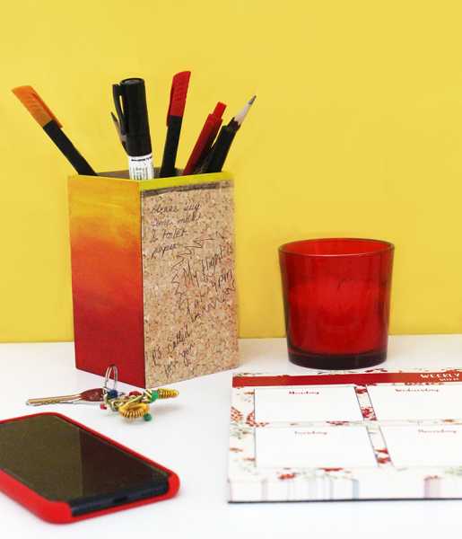 DIY White Board Pen Stand - The Craftables