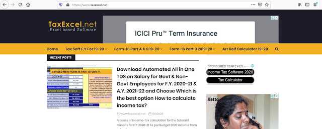 DOWNLOAD AUTOMATED INCOME TAX 89(1) ARREARS RELIEF CALCULATOR  WITH FORM 10E FROM THE F.Y.2000-01 TO FY 2020-21