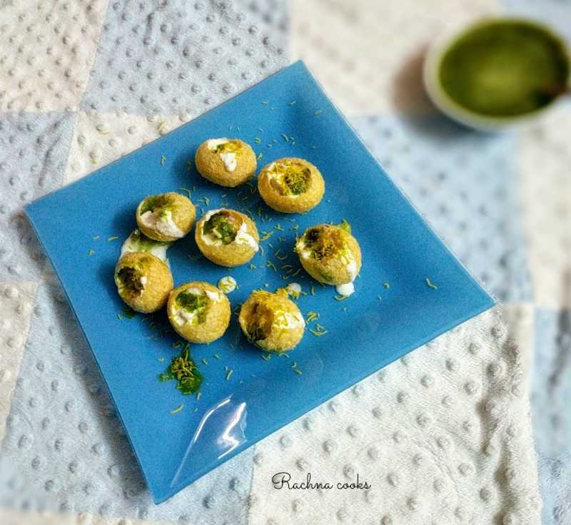 Dahi Puri Recipe | How To Make Dahi Puri - Rachna Cooks