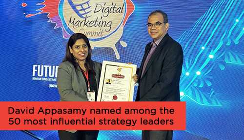 David Appasamy Named Among The 50 Most Influential Strategy Leaders