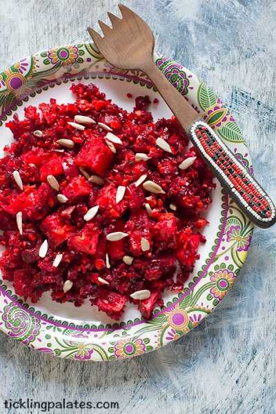 Debloat Salad Recipe - Beat The Bloat Salad | Tickling Palates