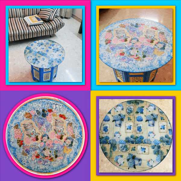 Decoupage Table & Cool Craft Ideas For Home Decor