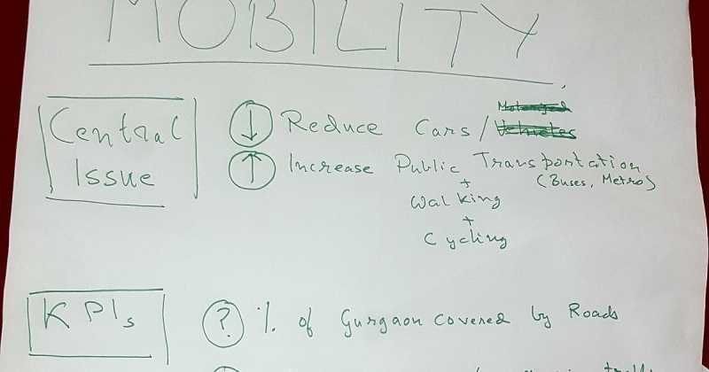 Defining Mobility Metrics For A More Liveable Gurugram