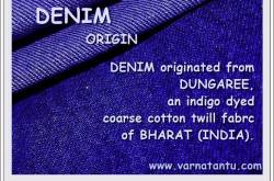 Denim Originiated in India! - Varnatantu